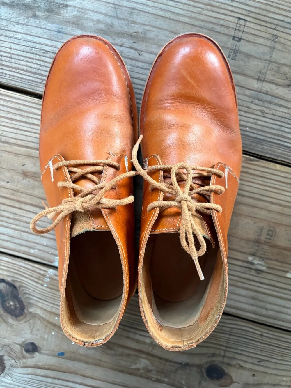 Cole Haan Men’s 8M Brown Leather Chukka Boots Lace Up Ankle Dress Casual